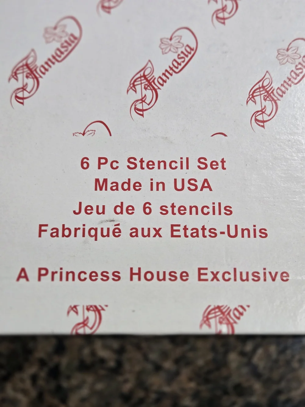 PRINCE'S HOUSE STENCIL SET VINTAGE